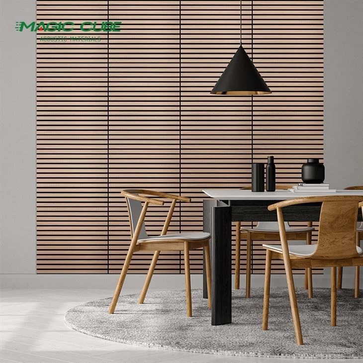 Pet Wooden Veneer Acoustic Panel