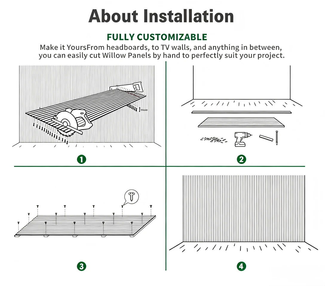 How to Installation Slatted Wood Acoustic Panels How to Installation Slatted Wood Acoustic Panels